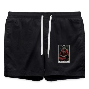 Tarot Cards Tarot Card The Devil The Devil - Swim Trunks - black - Front - AI Model Male 185 light (185cm)