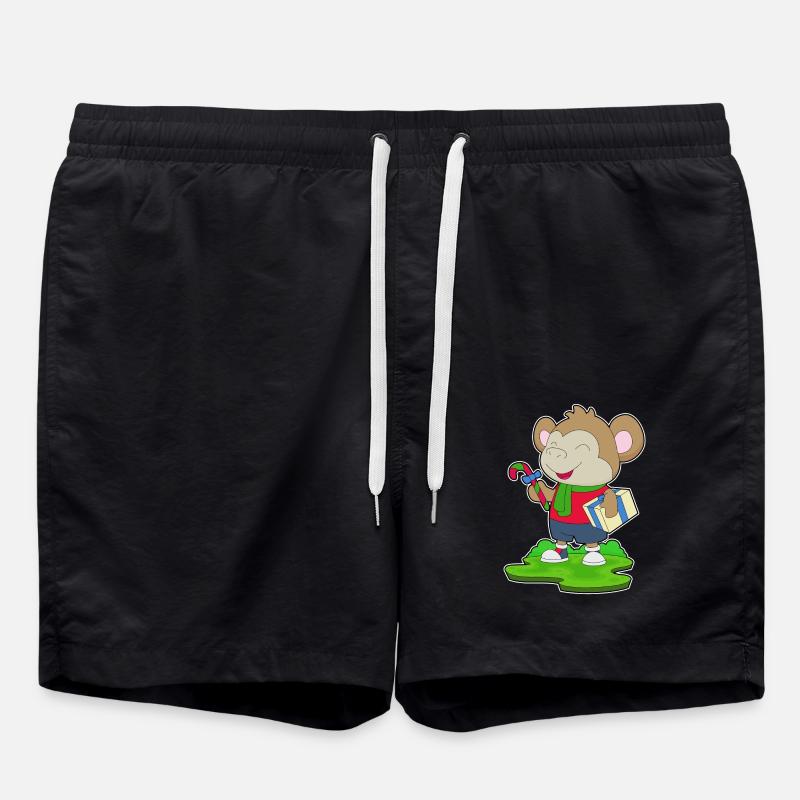 Forfait Noël Singe - Short de bain - noir