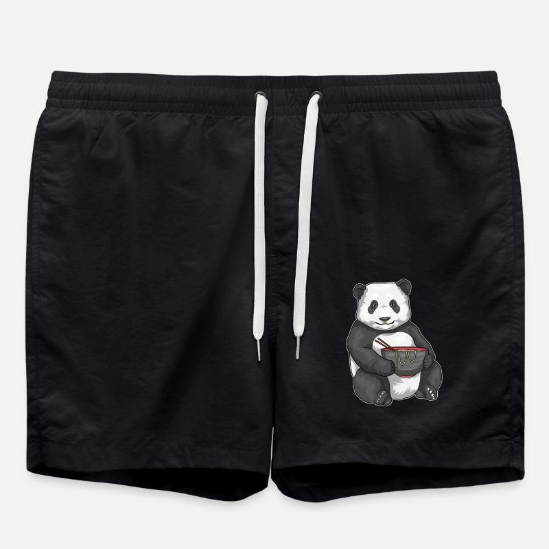 Panda Bowl Ramen - Short de bain - noir