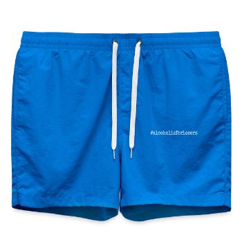Alcohol Is For Losers Alkoholfrei Sober Ohne Alk - Badeshorts - Cobalt blue - Vorne