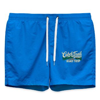 Paysage de road trip sur la piste Cabot - Short de bain - cobalt blue - Devant