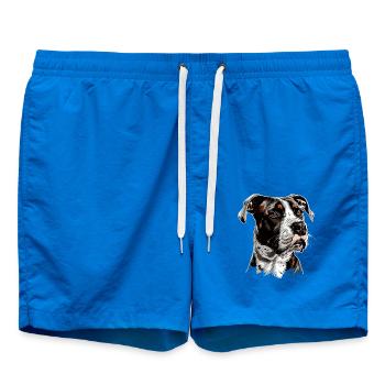 Pitbull Bulldog Pittie American Pitbull Terrier - Short de bain - cobalt blue - Devant