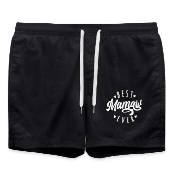 Best Mamaw Ever Mother's Day Mamaw - Badeshorts - Schwarz - Vorne - AI Model Male 185 light (185cm)