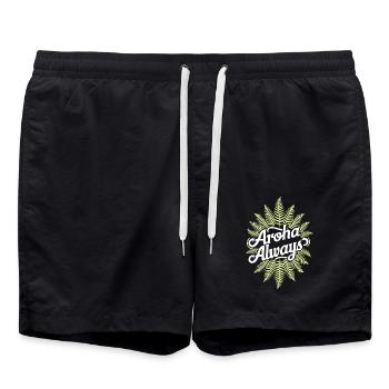 Aroha Always New Zeland Keepsakes - Short de bain - noir - Devant - AI Model Male 185 light (185cm)