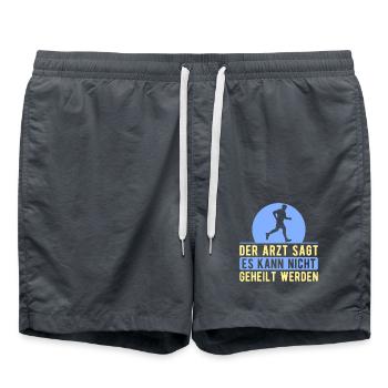 Cadeau de course XC drôle Édition XC Runner - Short de bain - charbon - Devant - AI Model Male 185 light (185cm)