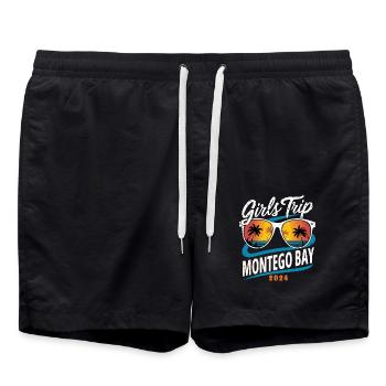 Girls Trip Montego Bay 2024 - Swim Trunks - black - Front - AI Model Male 185 light (185cm)