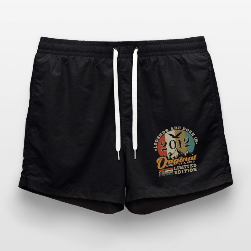 Original 2012 authentisches Geburtstagsgeschenk 2012 Badeshorts