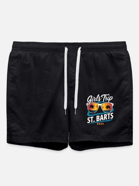 Girls Trip St. Barts 2024 - Swim Trunks - black