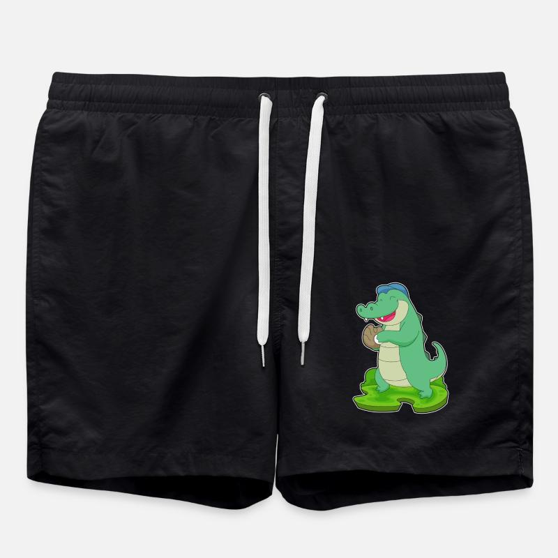 Crocodile Baseball Baseball Glove - Swim Trunks - black