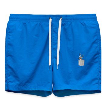 T-shirt Cerf Dans Votre Poche - Drôle De Cerf Espion - Short de bain - cobalt blue - Devant