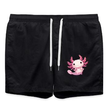 Axolotl - Short de bain - noir - Devant - AI Model Male 185 light (185cm)