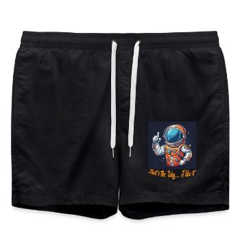 That s the Way - Badeshorts - Schwarz - Vorne - AI Model Male 185 light (185cm)