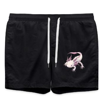 Axolotl - Short de bain - noir - Devant - AI Model Male 185 light (185cm)