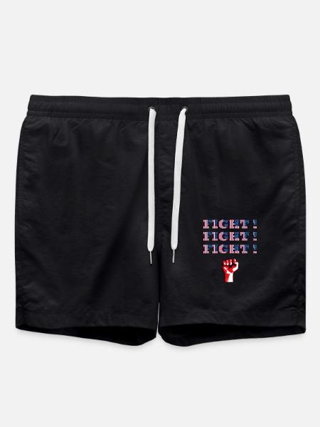 United States Election Campaign - Swim Trunks - black