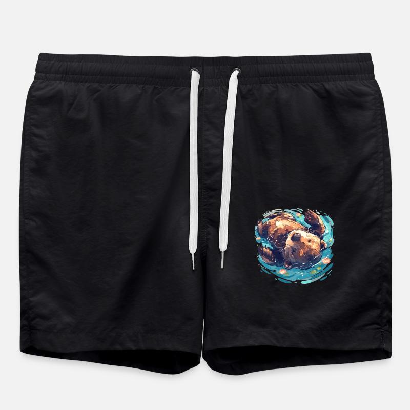 Beaver Biber - Swim Trunks - black