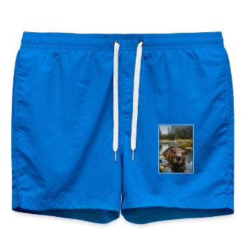 Beaver Biber - Short de bain - cobalt blue - Devant