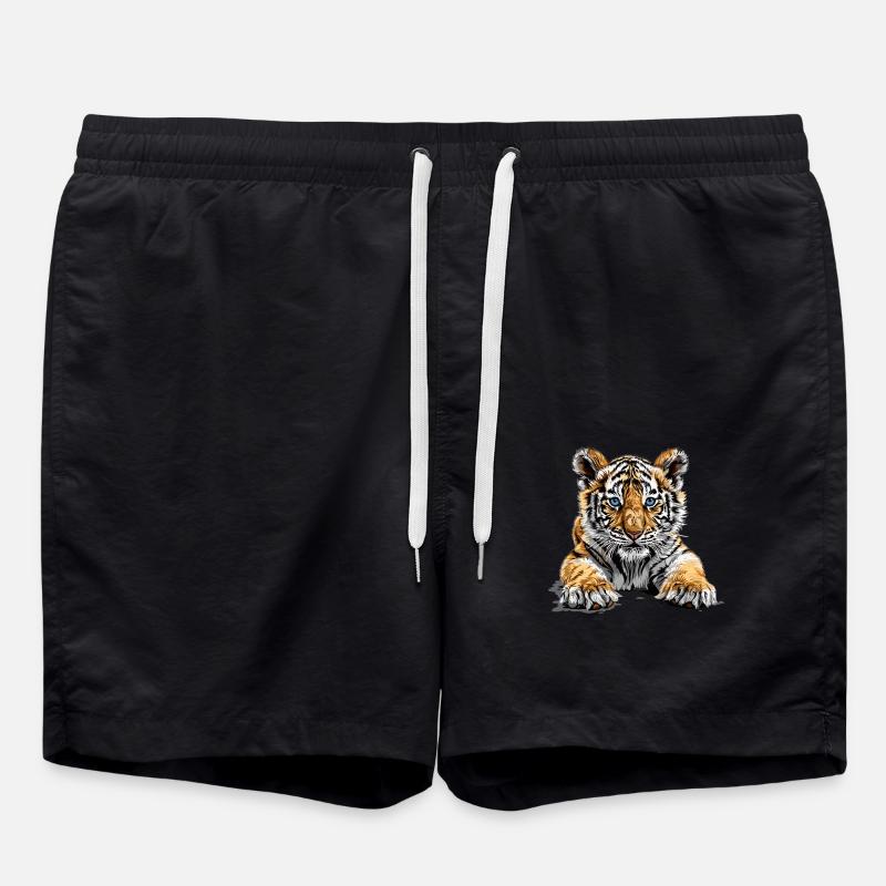 Tiger - Swim Trunks - black