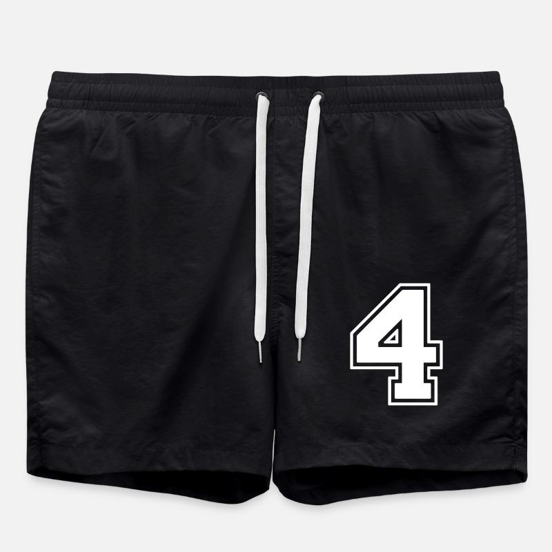 4 - Badeshorts - Schwarz