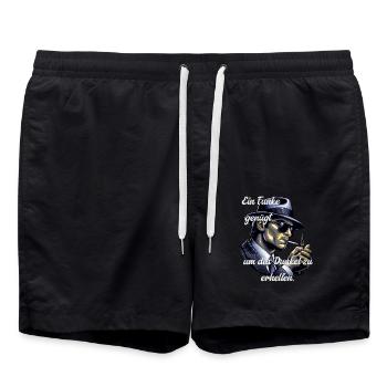 Der Funke - Badeshorts - Schwarz - Vorne - AI Model Male 185 light (185cm)