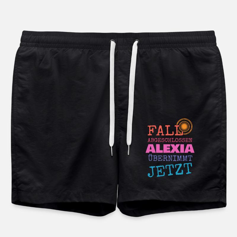Prénom Alexia - Short de bain - noir