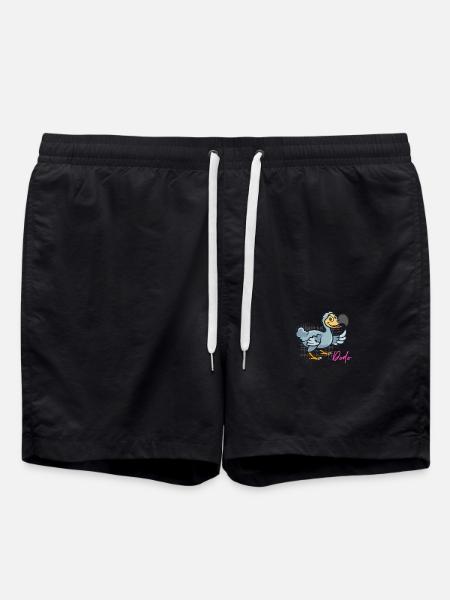 friendly dodo - Swim Trunks - black