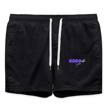 Dodo Love Bird - Short de bain - noir - Devant - AI Model Male 185 light (185cm)