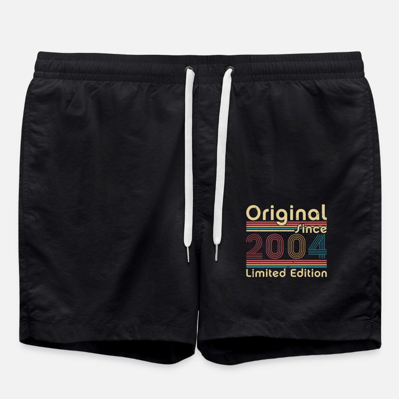 Cadeau d’anniversaire Vinatge 2004 - Short de bain - noir