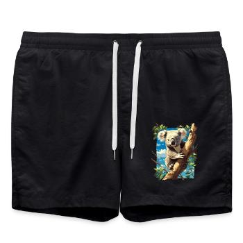 Koalas Koala - Short de bain - noir - Devant - AI Model Male 185 light (185cm)