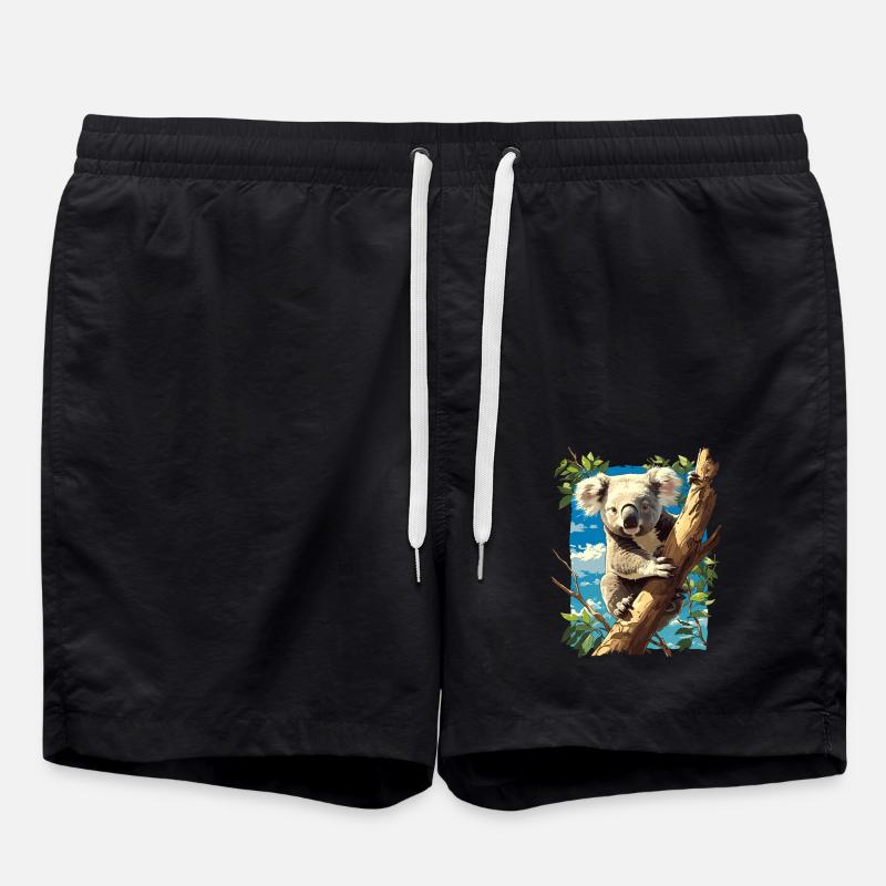 Koalas Koala - Swim Trunks - black