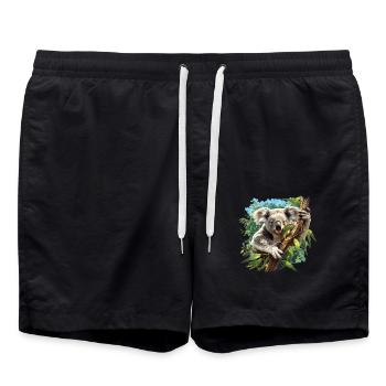 Koalas Koala - Short de bain - noir - Devant - AI Model Male 185 light (185cm)