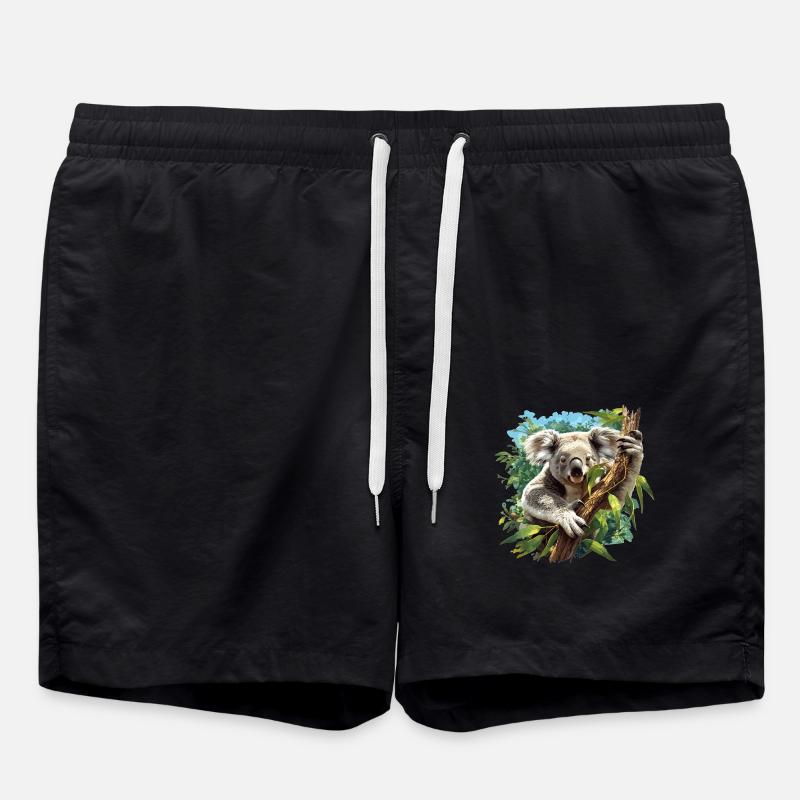 Koalas Koala - Swim Trunks - black