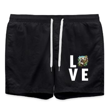 Koalas Koala - Short de bain - noir - Devant - AI Model Male 185 light (185cm)