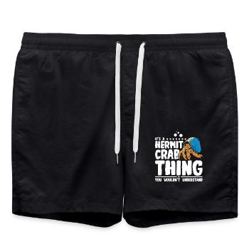 C’est un truc de bernard-l’ermite que vous ne comprendriez pas - Short de bain - noir - Devant - AI Model Male 185 light (185cm)