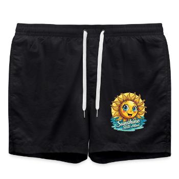 SUNSHINE STATE OF MIND - Swim Trunks - black - Front - AI Model Male 185 light (185cm)