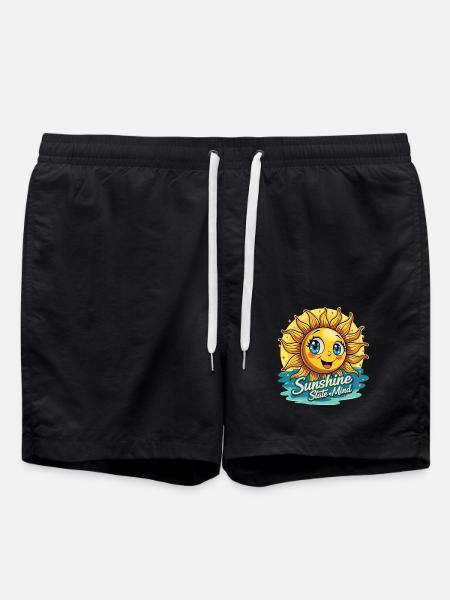 SUNSHINE STATE OF MIND - Swim Trunks - black