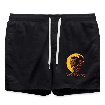 Wukong, der Affenkönig Wukong Monkey King - Badeshorts - Schwarz - Vorne - AI Model Male 185 light (185cm)