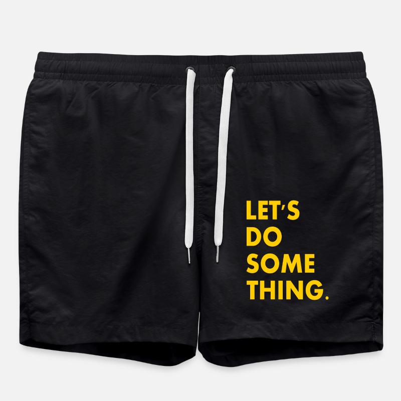 let's do something - Short de bain - noir