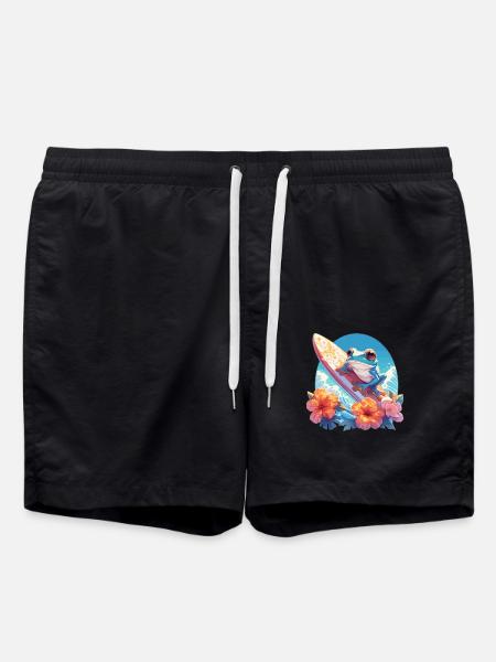Tree Frog Laubfrösche Laubfrosch - Swim Trunks - black