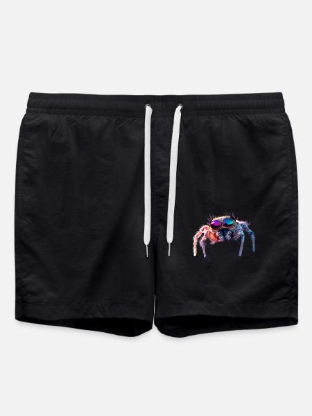 Spider Tarantula Love Arachnid Spiders - Swim Trunks - black