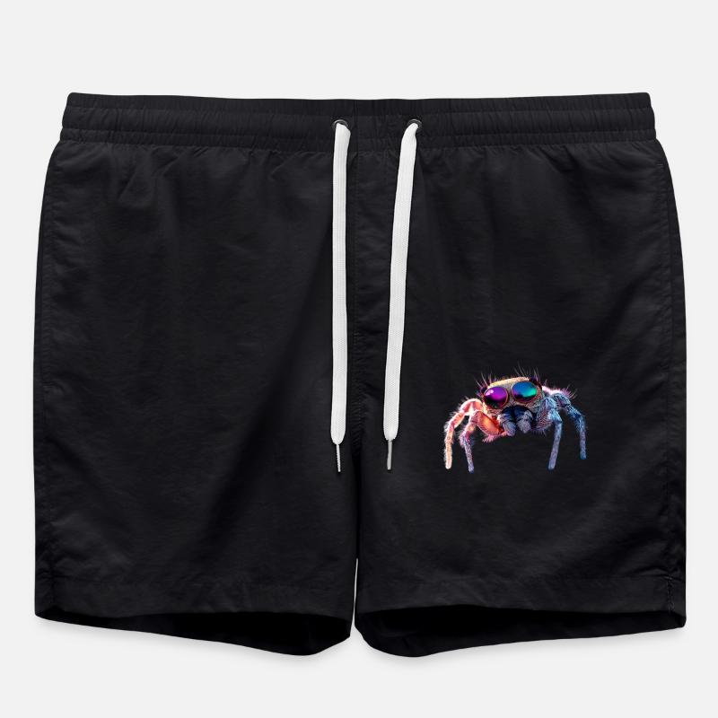 Spider Tarantula Love Arachnid Spiders - Swim Trunks - black