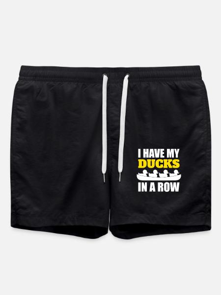 Rowing Crew Funny Rowing - Swim Trunks - black