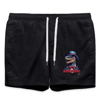 Bonjour et Bonjour, raffiné gentleman Raptor - Short de bain - noir - Devant - AI Model Male 185 light (185cm)