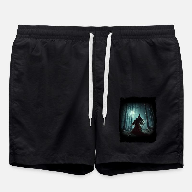 Baba Yaga - Slavic Nightmare - Swim Trunks - black