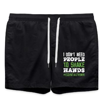 ET Awareness Essential Tremors - Swim Trunks - black - Front - AI Model Male 185 light (185cm)