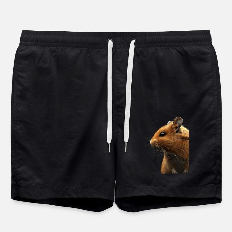 Hamster - Badeshorts - Schwarz