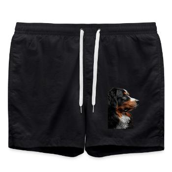 Bouvier bernois - Short de bain - noir - Devant - AI Model Male 185 light (185cm)