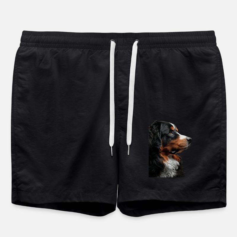 Berner Sennenhund - Badeshorts - Schwarz