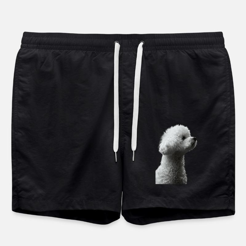 Bichon Frisé - Short de bain - noir