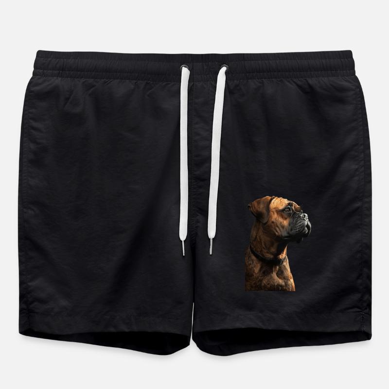 Bullmastiff - Badeshorts - Schwarz