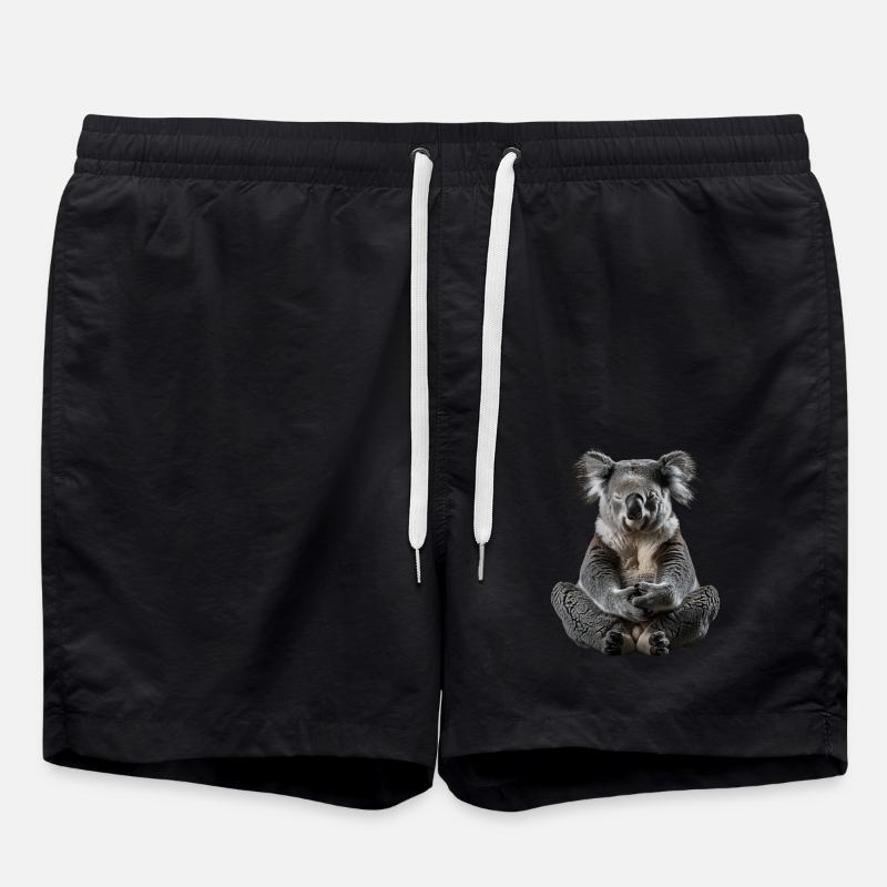 Koala - Badeshorts - Schwarz